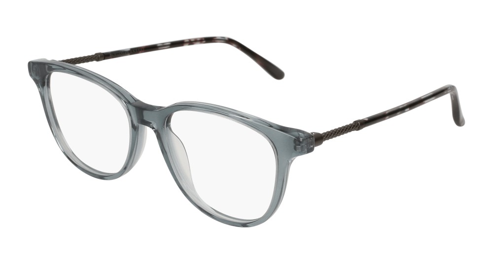 Bottega Veneta BV0136O - 005 - 51 Brillenfassungen Silber Kissenform (Abgerundet)