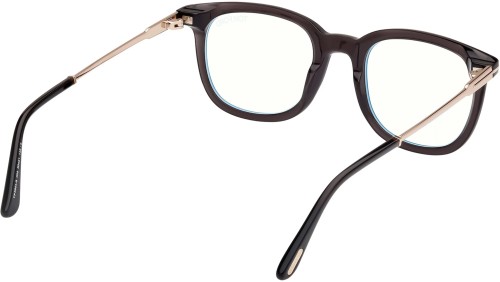 Tom Ford FT5904-B - 005 - 50 - MIT BLAU-VIOLETTEM LICHTFILTER-GLÄSERN Brillenfassungen Eckig