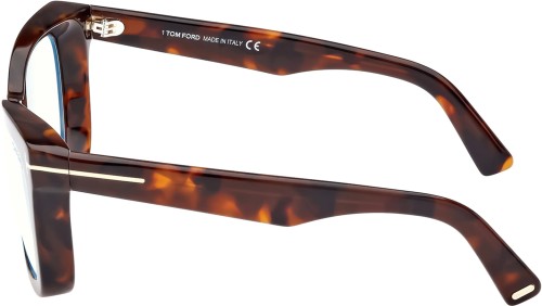 Tom Ford FT5881-B - 052 - 52 - MIT BLAU-VIOLETTEM LICHTFILTER-GLÄSERN Brillenfassungen Cat Eye