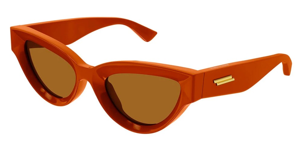Bottega Veneta BV1249S - 004 - 53 Sonnenbrillen Orange Cat Eye