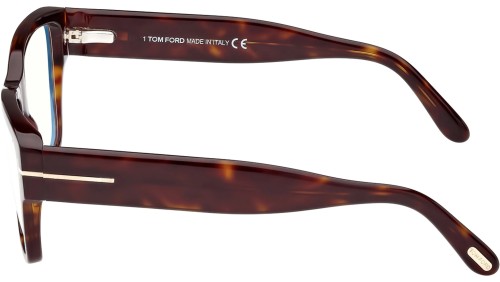 Tom Ford FT5878-B - 052 - 55 - MIT BLAU-VIOLETTEM LICHTFILTER-GLÄSERN Brillenfassungen Cat Eye