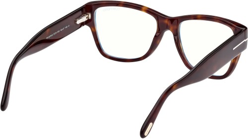 Tom Ford FT5878-B - 052 - 55 - MIT BLAU-VIOLETTEM LICHTFILTER-GLÄSERN Brillenfassungen Cat Eye