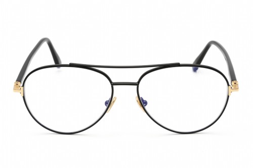 Tom Ford FT5684-B - 001 - 55 - MIT BLAU-VIOLETTEM LICHTFILTER-GLÄSERN Brillenfassungen Pilot (Aviator)
