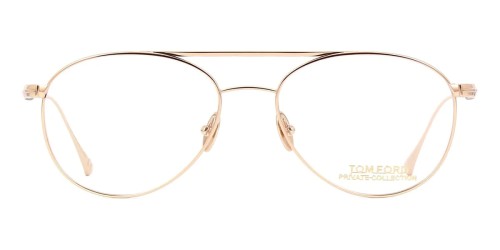 Tom Ford FT5716-Private Collection - 028 - 54 Brillenfassungen Roségold Pilot (Aviator)