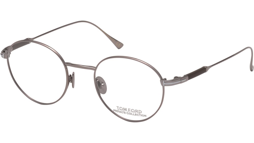 Tom Ford FT5717-Private Collection - 012 - 49 Brillenfassungen Grau Rund