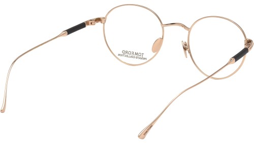 Tom Ford FT5717-Private Collection - 028 - 49 Brillenfassungen Roségold Rund