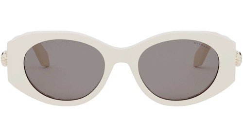 Bvlgari BV40007I SERPENTI - 25A - 52 Sonnenbrillen Weiß Oval
