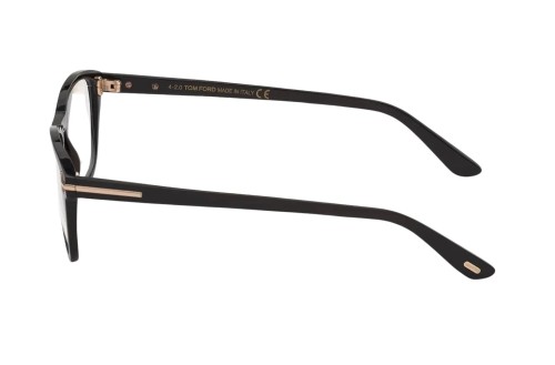 Tom Ford FT5718-Private Collection REAL HORN - 063 - 52 Brillenfassungen Schwarz Eckig