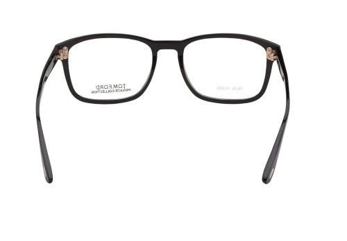 Tom Ford FT5718-Private Collection REAL HORN - 063 - 52 Brillenfassungen Schwarz Eckig