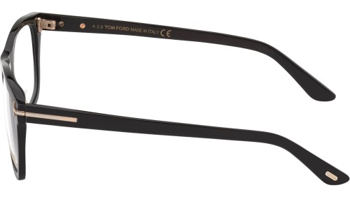 Tom Ford FT5719-Private Collection REAL HORN - 063 - 54 Brillenfassungen Schwarz Eckig