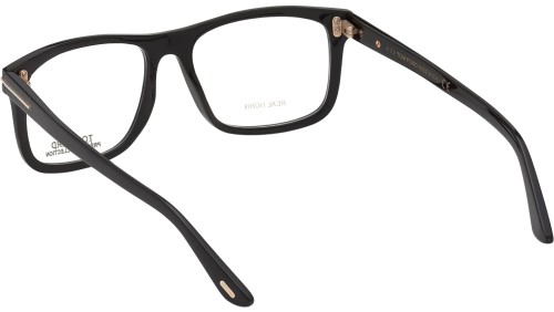 Tom Ford FT5719-Private Collection REAL HORN - 063 - 54 Brillenfassungen Schwarz Eckig