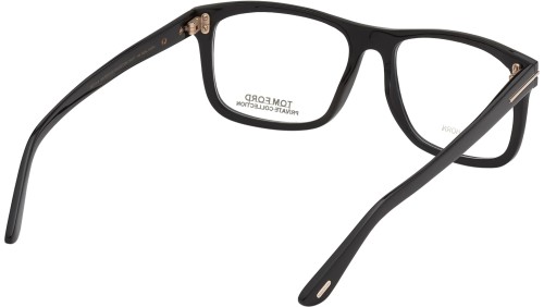 Tom Ford FT5719-Private Collection REAL HORN - 063 - 54 Brillenfassungen Schwarz Eckig