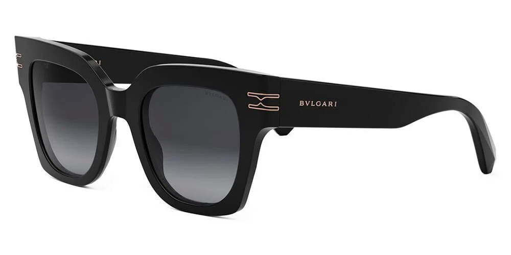 Bvlgari BV40013I B ZERO1 - 01B - 49 Sonnenbrillen Schwarz Eckig