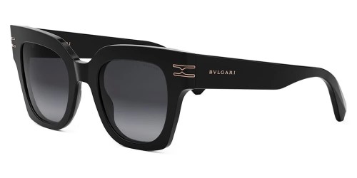 Bvlgari BV40013I B ZERO1 - 01B - 49 Sonnenbrillen Schwarz Eckig