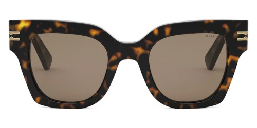 Bvlgari BV40013I ZERO1 - 52E - 49 Sonnenbrillen Havanna Eckig