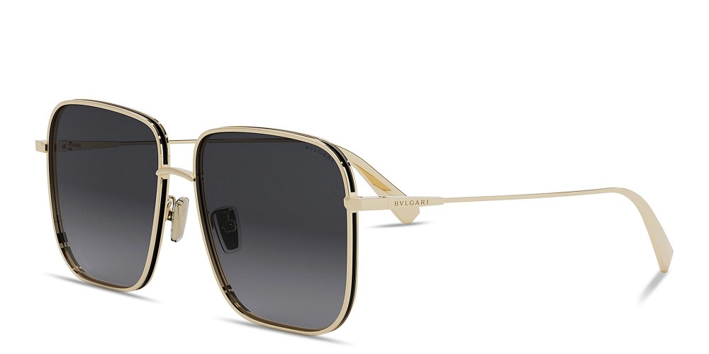 Bvlgari BV40016U B ZERO1 - 33B - 57 Sonnenbrillen Gold Eckig
