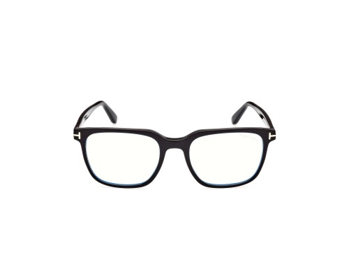 Tom Ford FT5818-B - 001 - 51 - MIT BLAU-VIOLETTEM LICHTFILTER-GLÄSERN Brillenfassungen Eckig