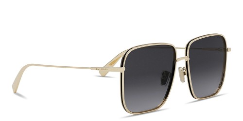 Bvlgari BV40016U B ZERO1 - 33B - 57 Sonnenbrillen Gold Eckig