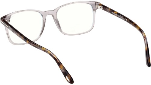 Tom Ford FT5831-B - 020 - 51 - MIT BLAU-VIOLETTEM LICHTFILTER-GLÄSERN Brillenfassungen Eckig
