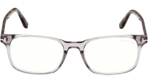 Tom Ford FT5831-B - 020 - 51 - MIT BLAU-VIOLETTEM LICHTFILTER-GLÄSERN Brillenfassungen Eckig