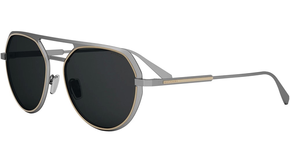 Bvlgari BV40019U OCTO - 17D - 56 Sonnenbrillen Silber Pilot (Aviator)