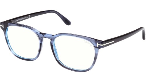 Tom Ford FT5868-B - 092 - 51 - MIT BLAU-VIOLETTEM LICHTFILTER-GLÄSERN Brillenfassungen