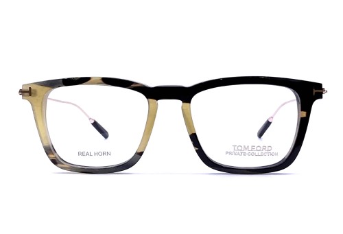 Tom Ford FT5851-Private Collection REAL HORN - 062 - 51 Brillenfassungen Eckig