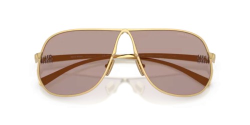MIU MIU MU A56S - 5AK20I - 66 Sonnenbrillen Gold Pilot (Aviator)