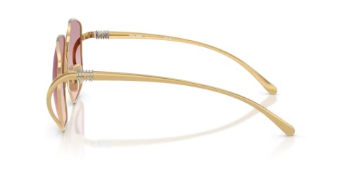 MIU MIU MU A57S - 5AK40S - 57 Sonnenbrillen Gold Eckig