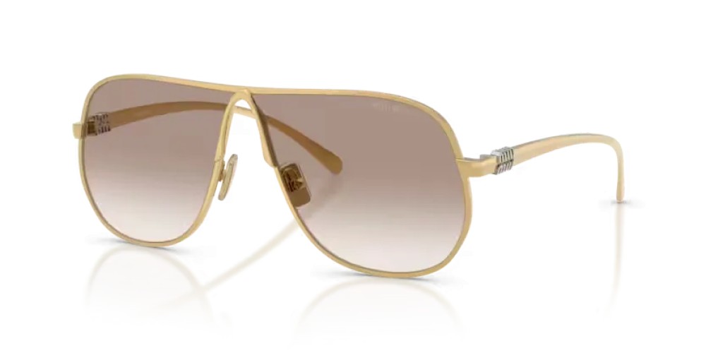 MIU MIU MU A56S - 5AK90L - 66 Sonnenbrillen Gold Pilot (Aviator)