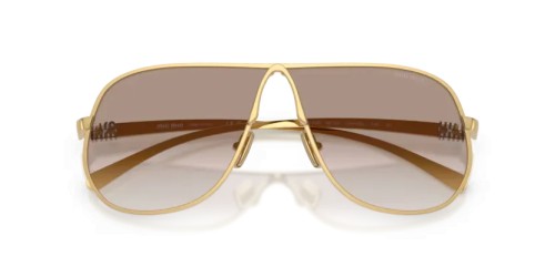 MIU MIU MU A56S - 5AK90L - 66 Sonnenbrillen Gold Pilot (Aviator)