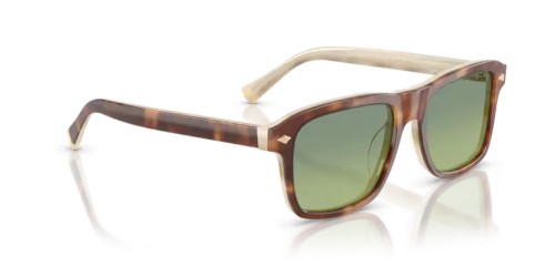 BRUNELLO CUCINELLI BC4014S - 10064M - 53 Sonnenbrillen Havanna Rechteck
