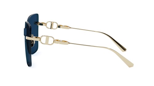 Dior CD CHAIN M1U - B0B0 D - 140 Sonnenbrillen Gold Eckig