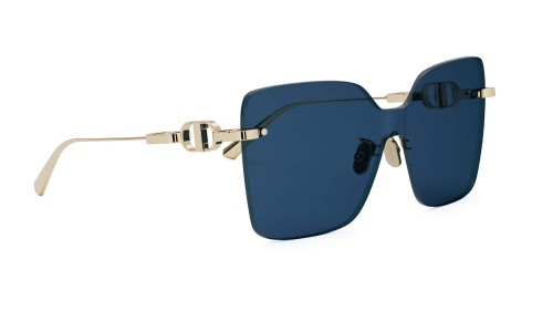 Dior CD CHAIN M1U - B0B0 D - 140 Sonnenbrillen Gold Eckig