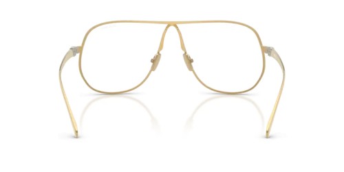 MIU MIU A56S - 5AK08N - 66 - MIT BLAU-VIOLETTEM LICHTFILTER-GLÄSERN Sonnenbrillen Gold Pilot (Aviator)