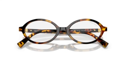 MIU MIU MU 04ZS - VAU08N - ​50 - MIT BLAU-VIOLETTEM LICHTFILTER-GLÄSERN Sonnenbrillen Oval