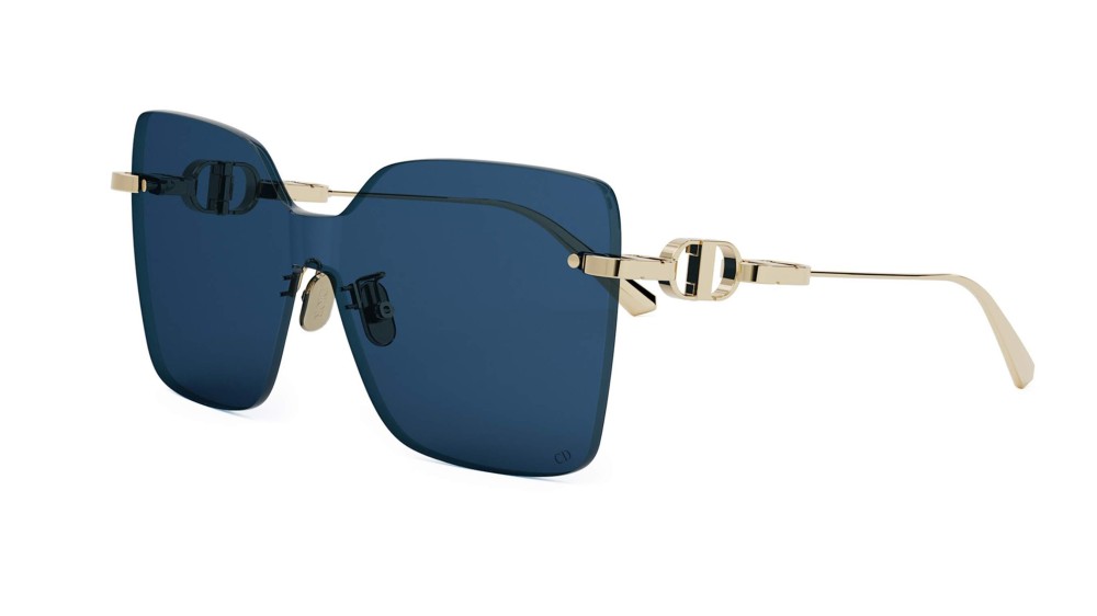 Dior CD CHAIN M1U - B0B0 D - 140 Sonnenbrillen Gold Eckig
