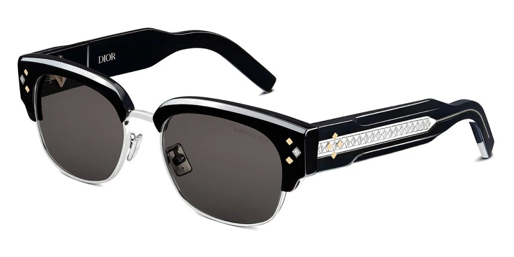 Dior CD DIAMOND C1U - 13A0 N - 55 Sonnenbrillen Browline (Augenbrauenlinie)