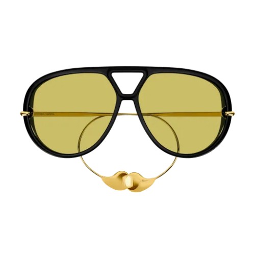 Bottega Veneta BV1273S - 003 - 63 Sonnenbrillen Schwarz Pilot (Aviator)