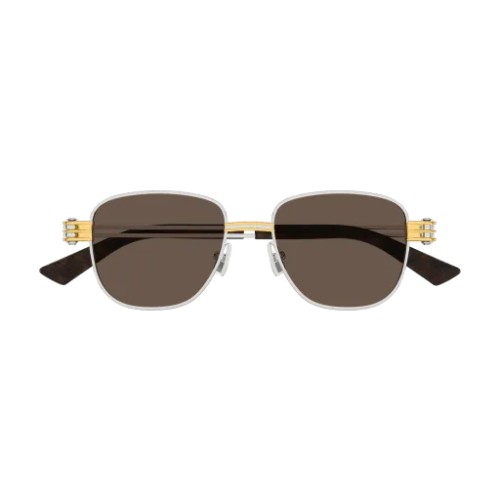 Bottega Veneta BV1380S - 001 - 51 Sonnenbrillen Silber Eckig