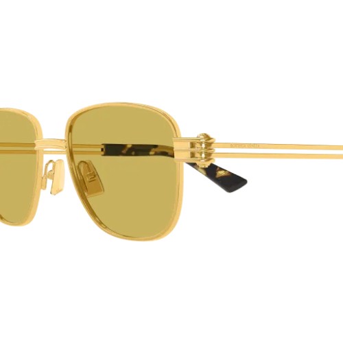 Bottega Veneta BV1380S - 002 - 51 Sonnenbrillen Gold Eckig