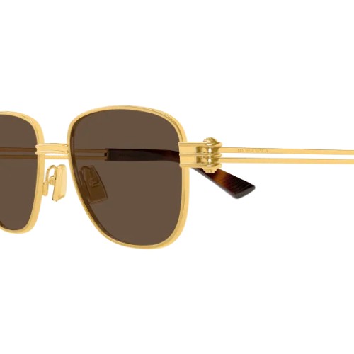Bottega Veneta BV1380S - 003 - 51 Sonnenbrillen Gold Eckig