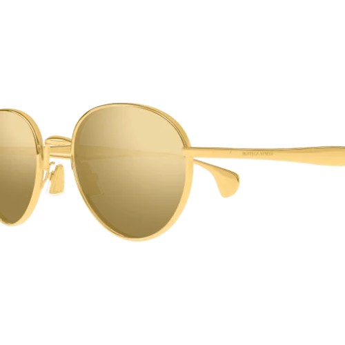 Bottega Veneta BV1396S - 002 - 50 Sonnenbrillen Gold Oval