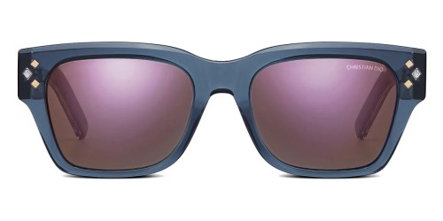 Dior CD DIAMOND S2I - 30G7 Z - 54 Sonnenbrillen Blau Eckig