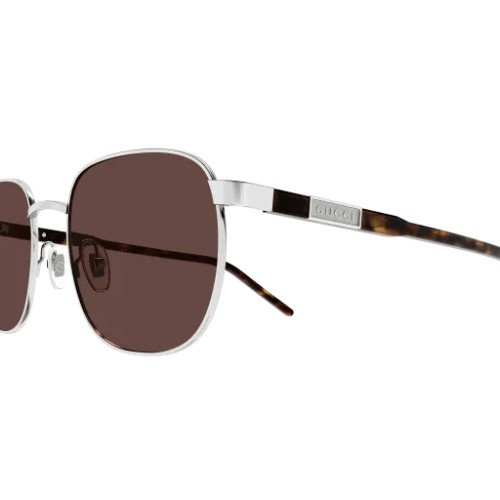 Gucci GG1799S - 002 - 54 Sonnenbrillen Silber Panto / Abgerundet