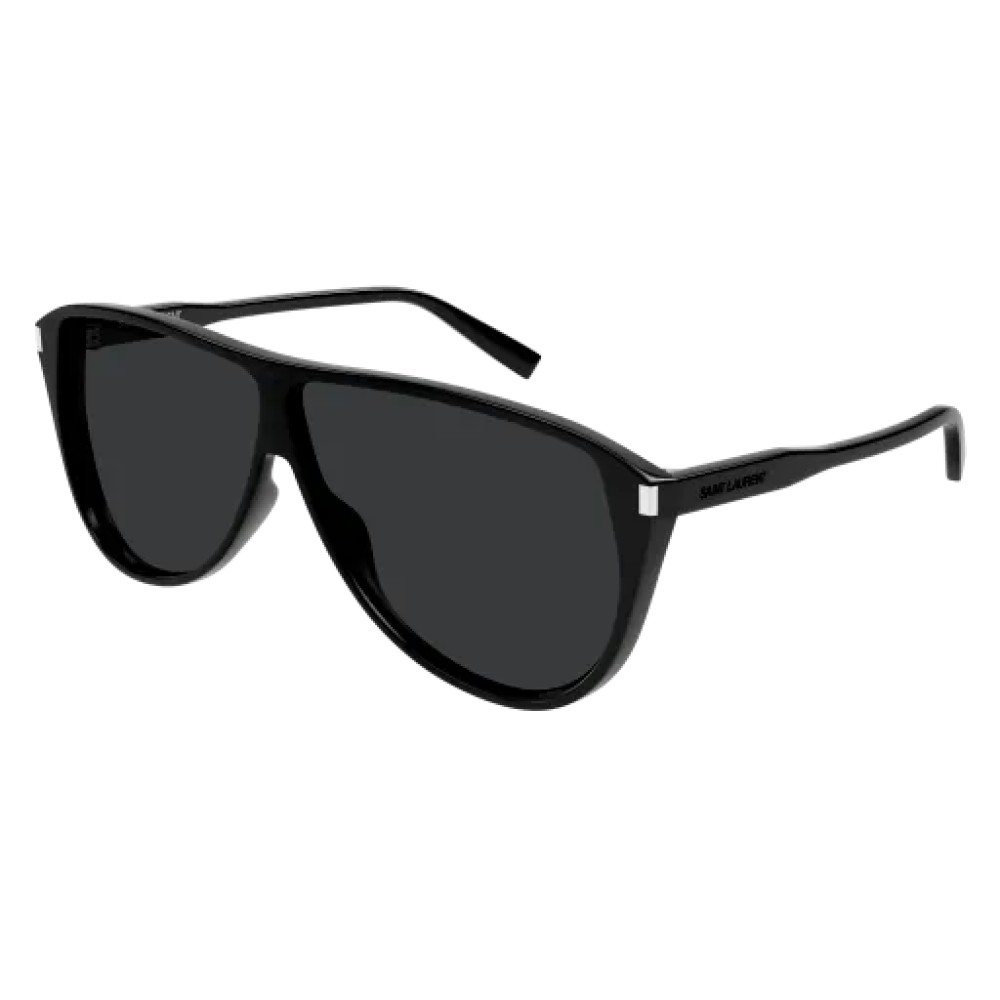Saint Laurent SL 731 GASPAR - 002 - 65 Sonnenbrillen Schwarz Pilot (Aviator)