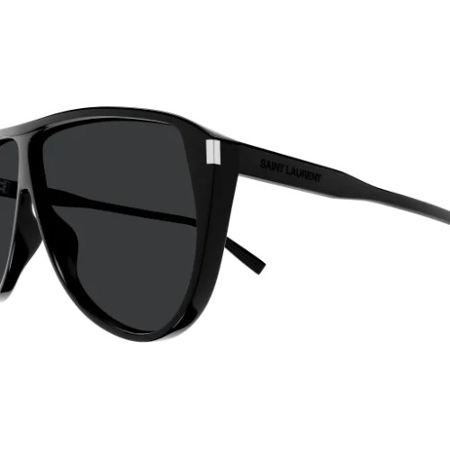 Saint Laurent SL 731 GASPAR - 002 - 65 Sonnenbrillen Schwarz Pilot (Aviator)