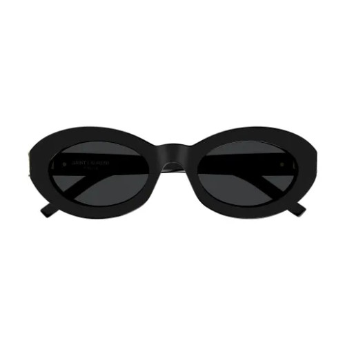 Saint Laurent SL M136 - 001 - 52 Sonnenbrillen Schwarz Oval