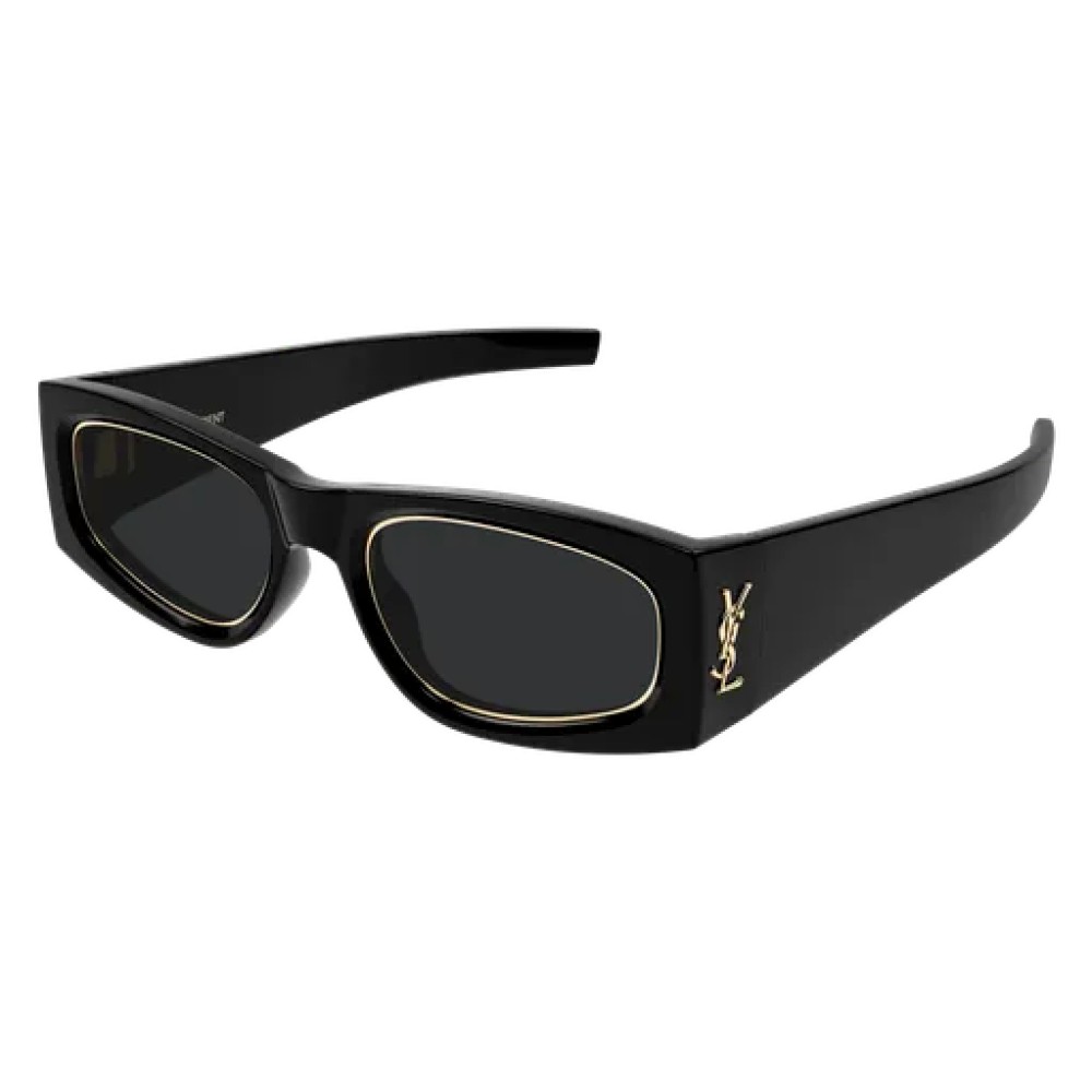 Saint Laurent SL M140 RIM - 001 - 54 Sonnenbrillen Schwarz Oval