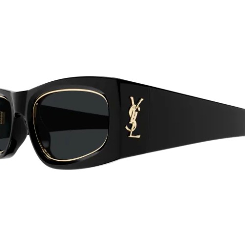 Saint Laurent SL M140 RIM - 001 - 54 Sonnenbrillen Schwarz Oval
